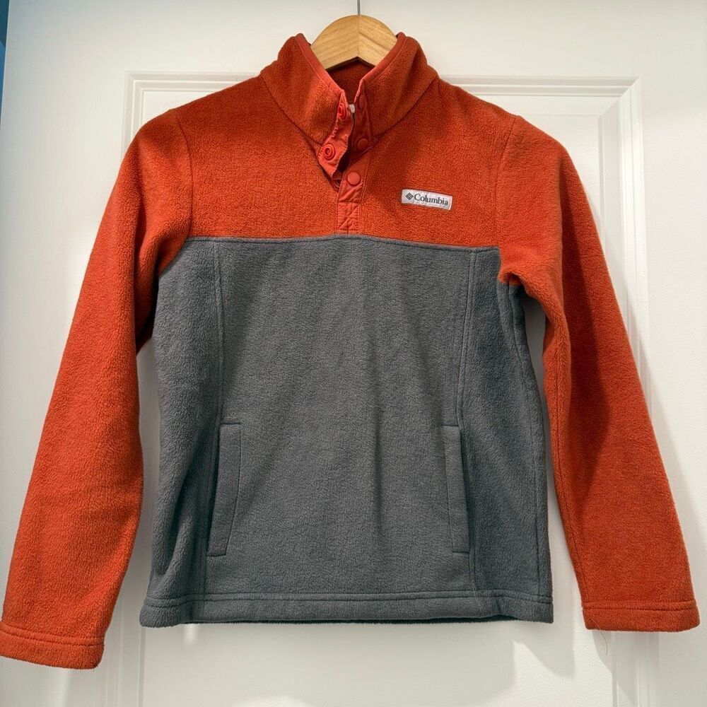 Columbia Steen 1/4 snap Fleece Pullover size M 10/12